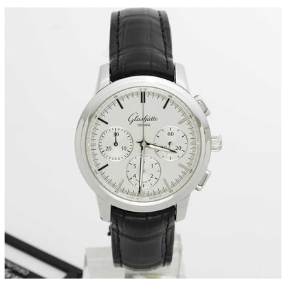 Front view of Glashutte Senator Men's Automatic Watch 39-31-45-42-04-SD