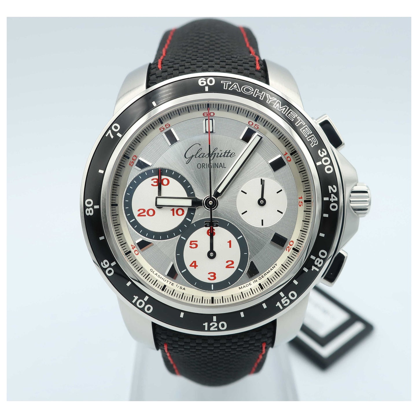 Front view of Glashutte Sport Evolution Men's Automatic Watch 39-31-46-03-03-SD