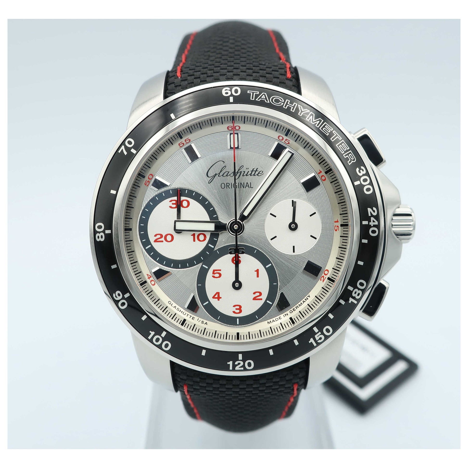 Front view of Glashutte Sport Evolution Men's Automatic Watch 39-31-46-03-03-SD