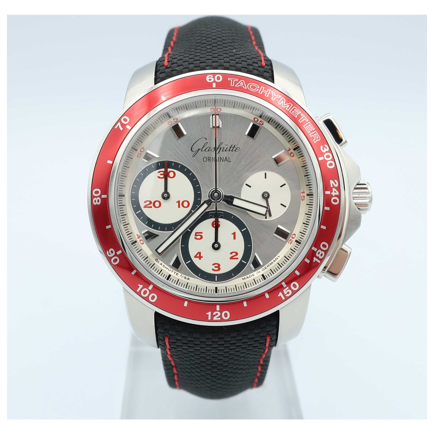 Front view of Glashutte Sport Evolution Men's Automatic Watch 39-31-46-05-03-SD