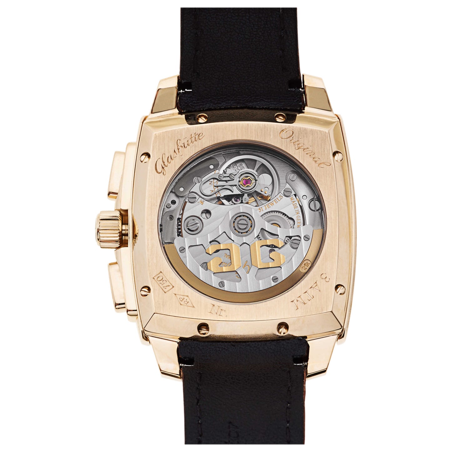 Glashutte Karree Men's Automatic Watch 39-31-51-51-04 - Image #2