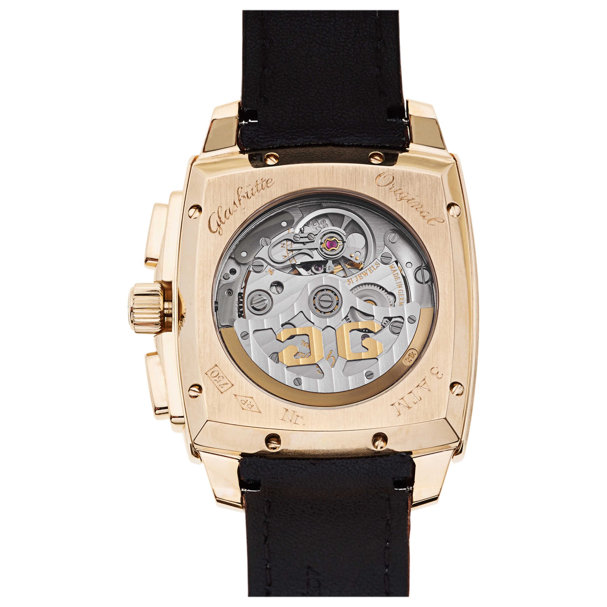 Glashutte Karree Men's Automatic Watch 39-31-51-51-04 - Image #2
