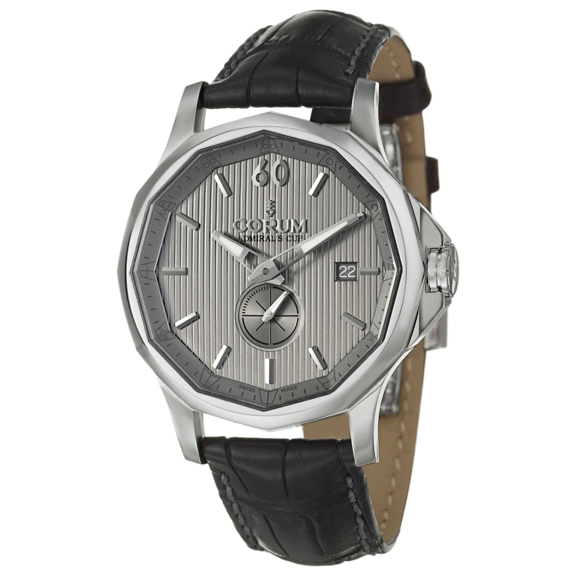 Front view of Corum Admiral's Cup Men's Automatic Watch 395-101-20-0F01-AK10