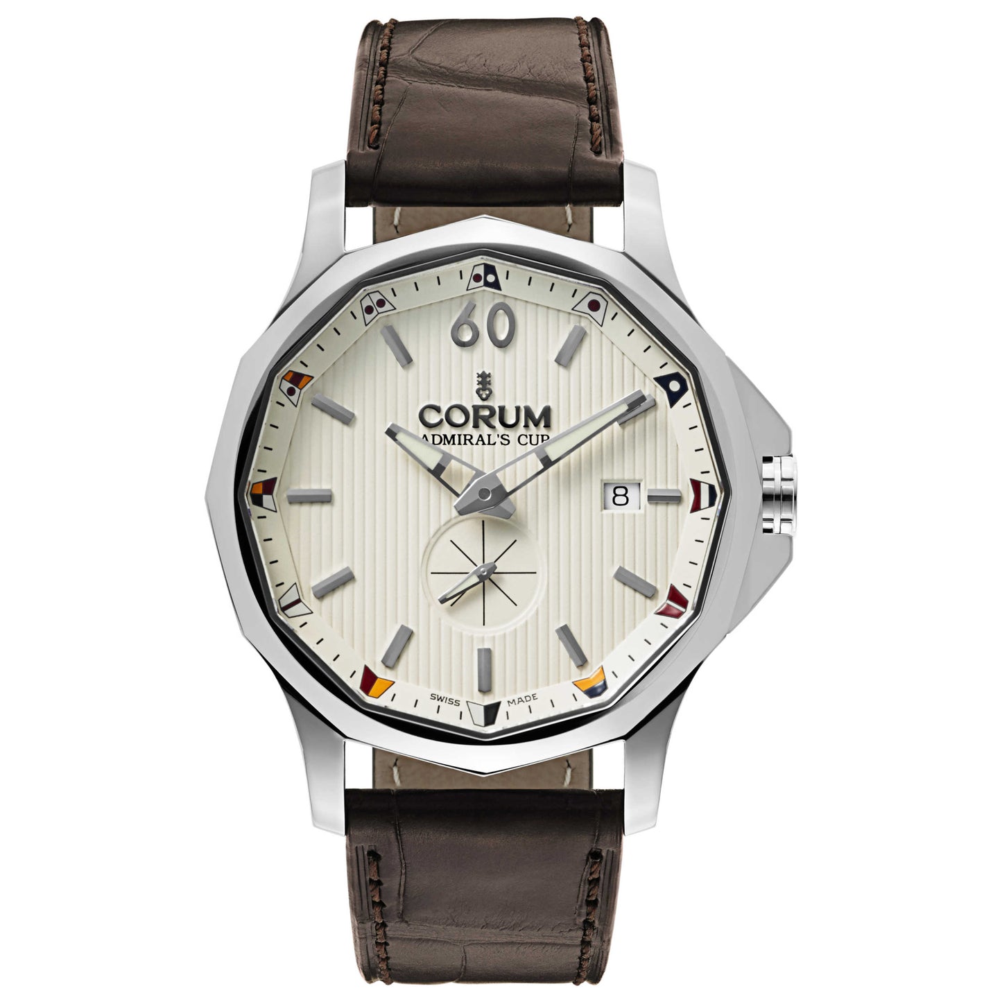 Front view of Corum Admiral's Cup Men's Automatic Watch 395-101-20-0F02-AA21