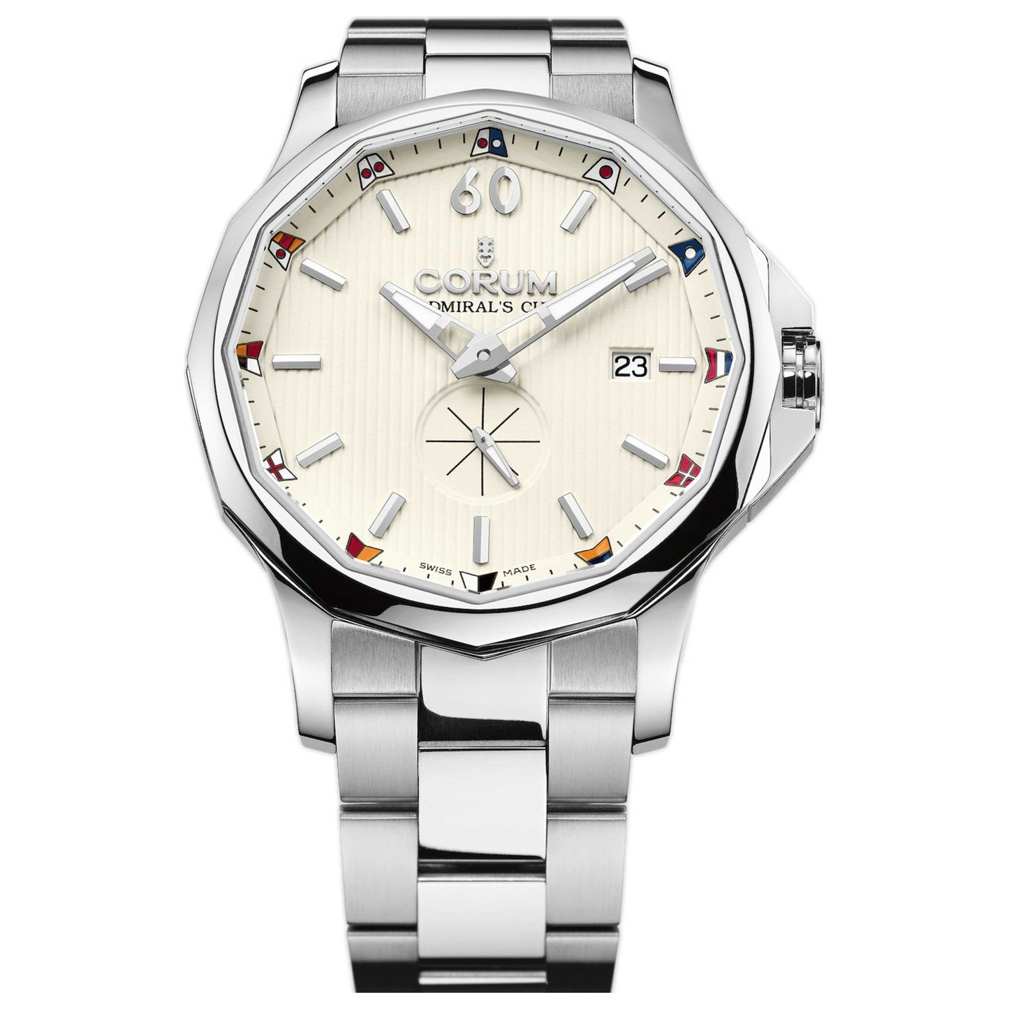 Front view of Corum Admiral's Cup Men's Automatic Watch 395-101-20-V720-AA20