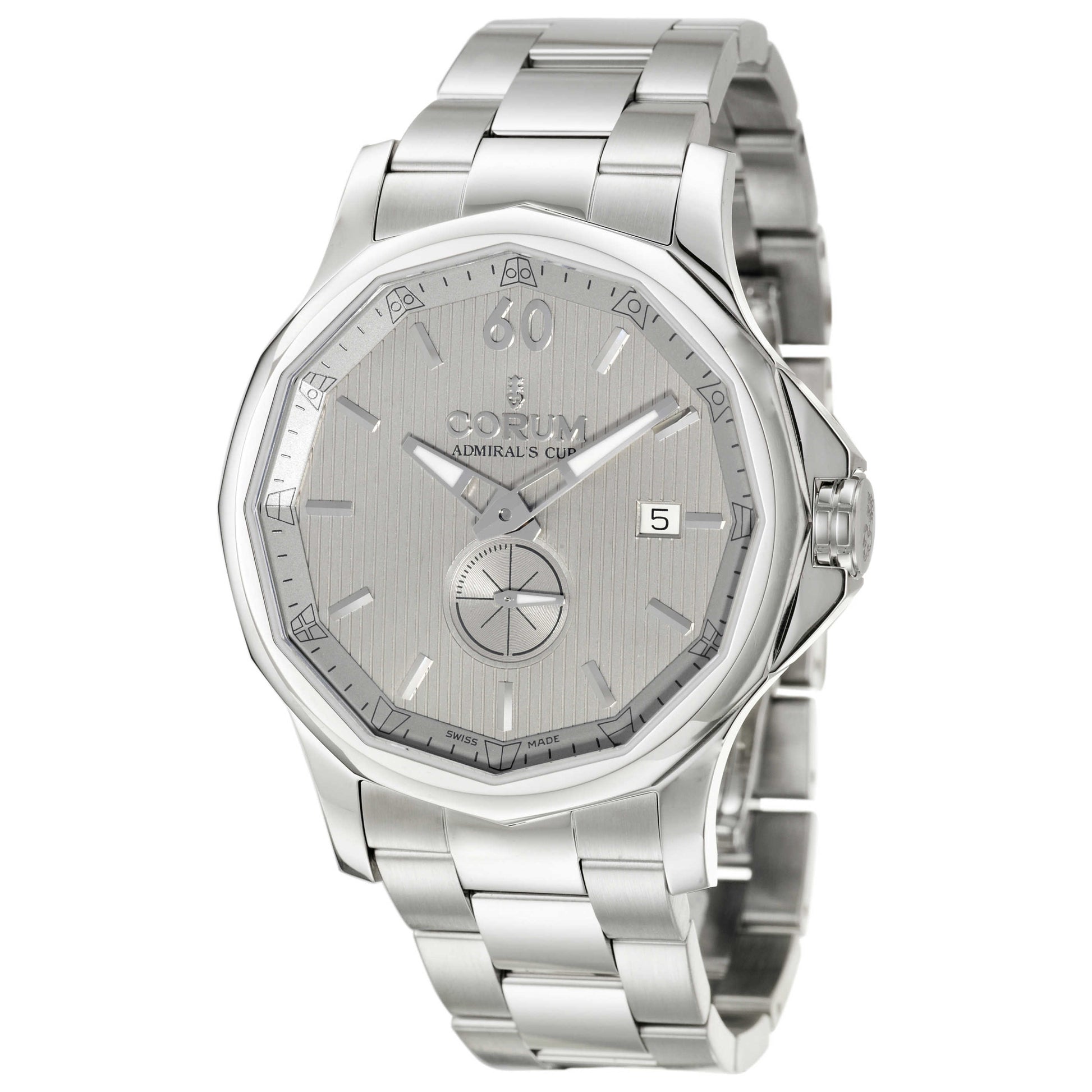 Front view of Corum Admiral's Cup Men's Automatic Watch 395-101-20-V720-FH10