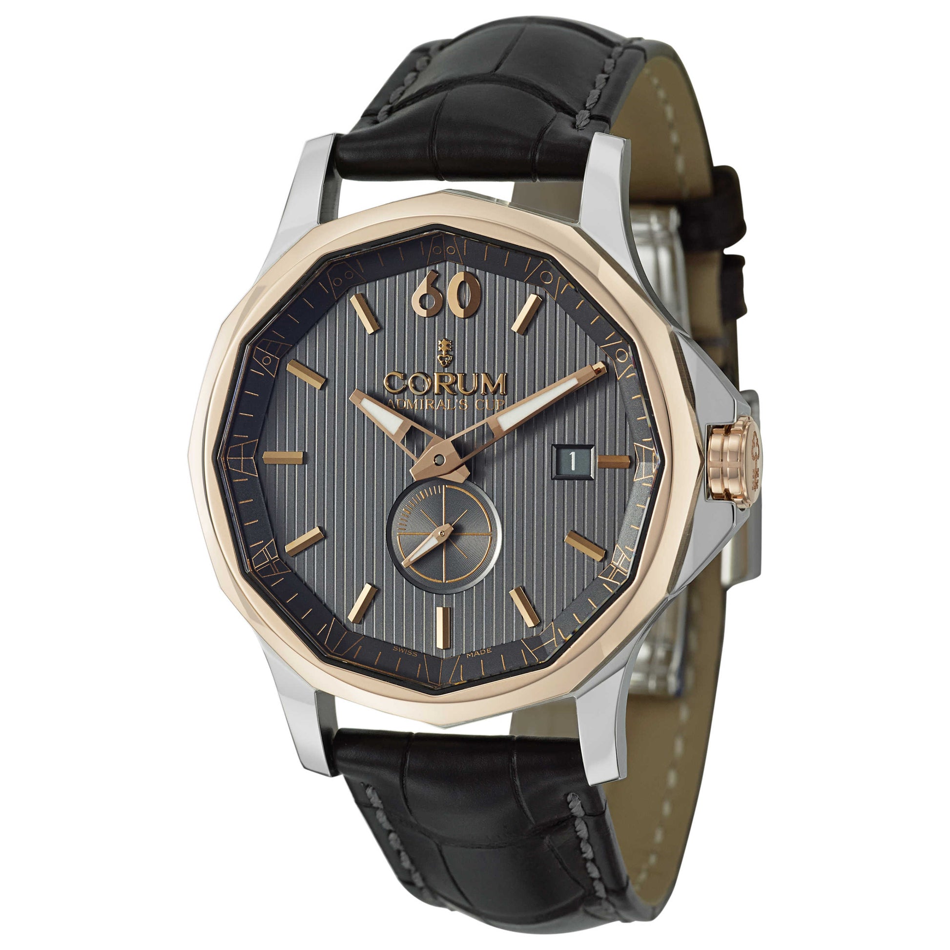 Front view of Corum Admiral's Cup Men's Automatic Watch 395-101-24-0F01-AK11