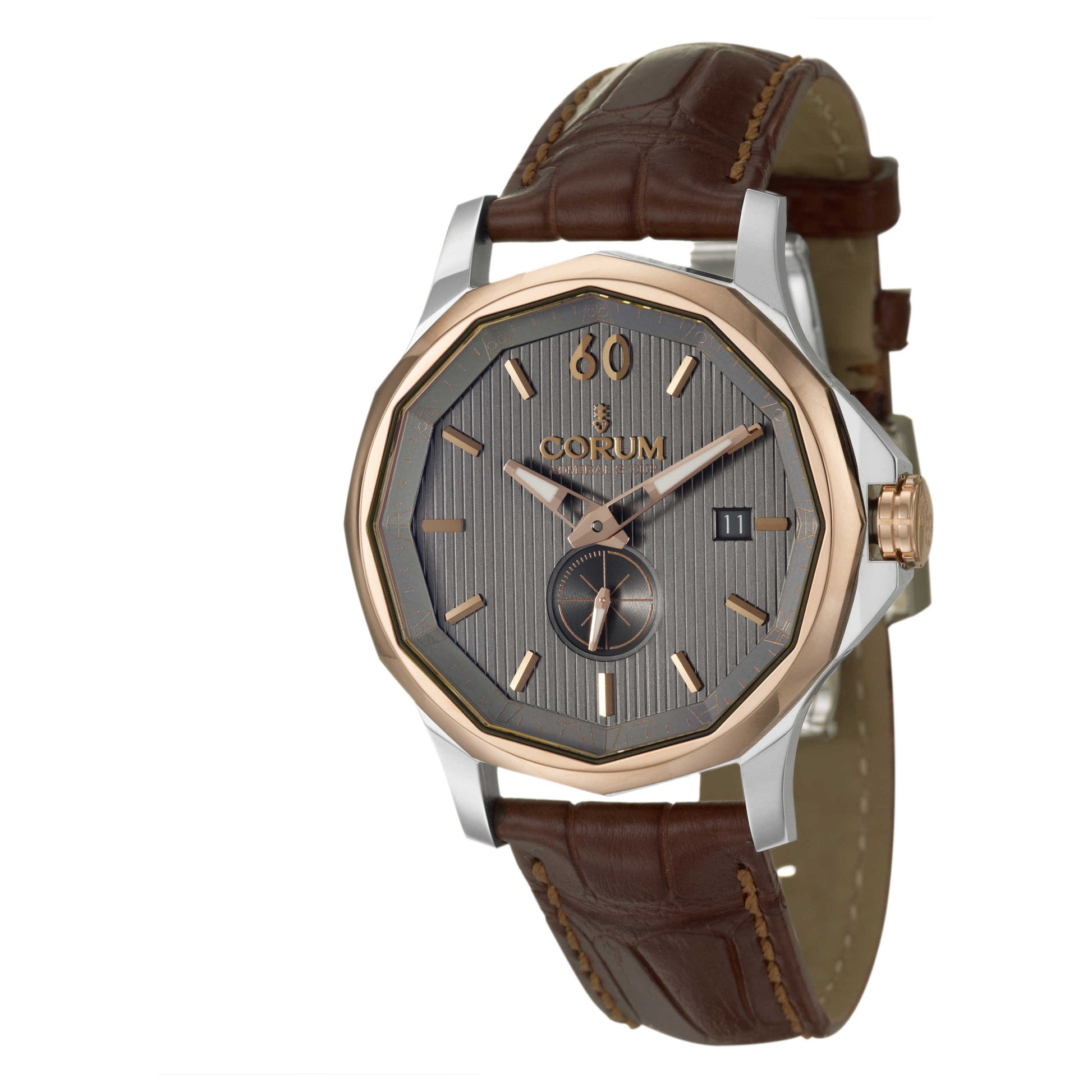 Front view of Corum Admiral's Cup Men's Automatic Watch 395-101-24-0F02-AK11