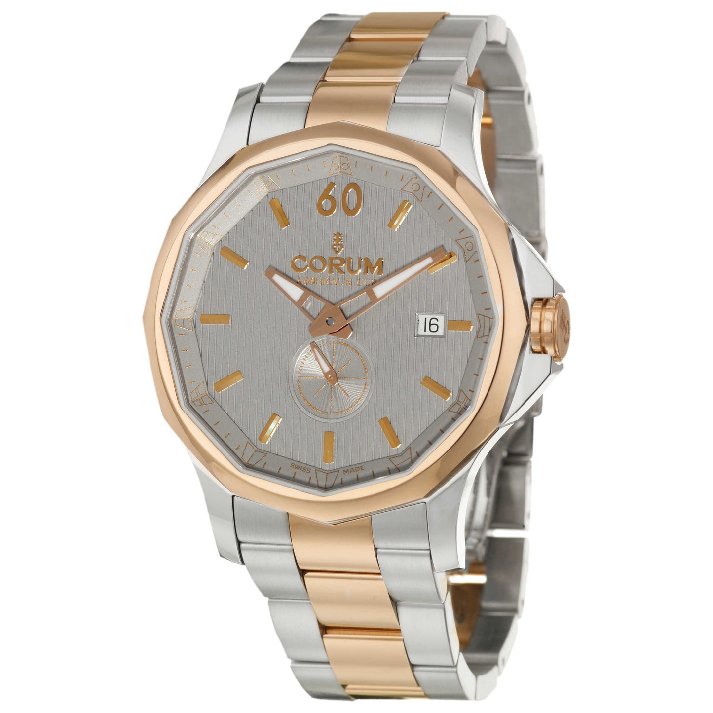 Front view of Corum Admiral's Cup Men's Automatic Watch 395-101-24-V720-FH11