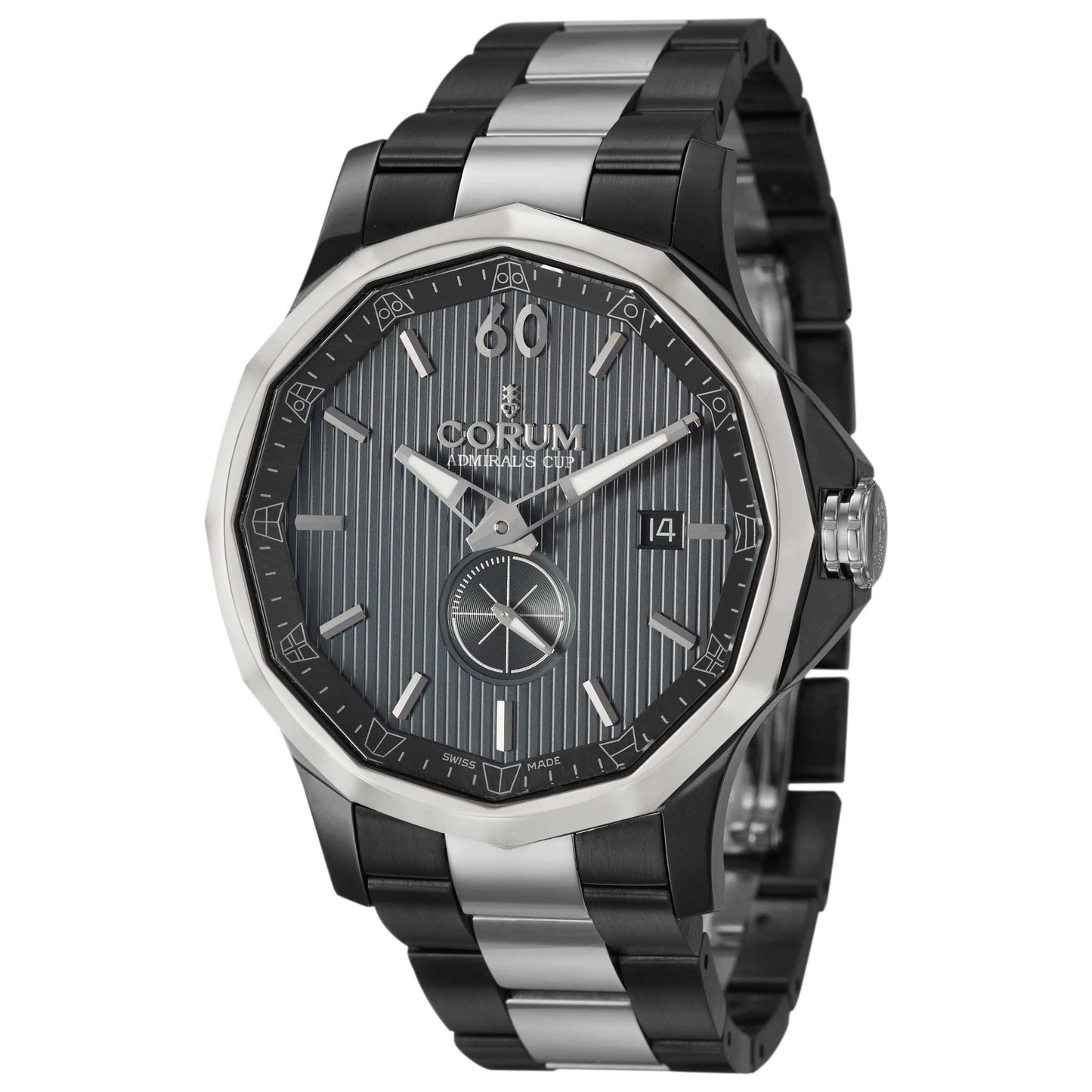 Front view of Corum Admiral's Cup Men's Automatic Watch 395-101-30-V705-AB10