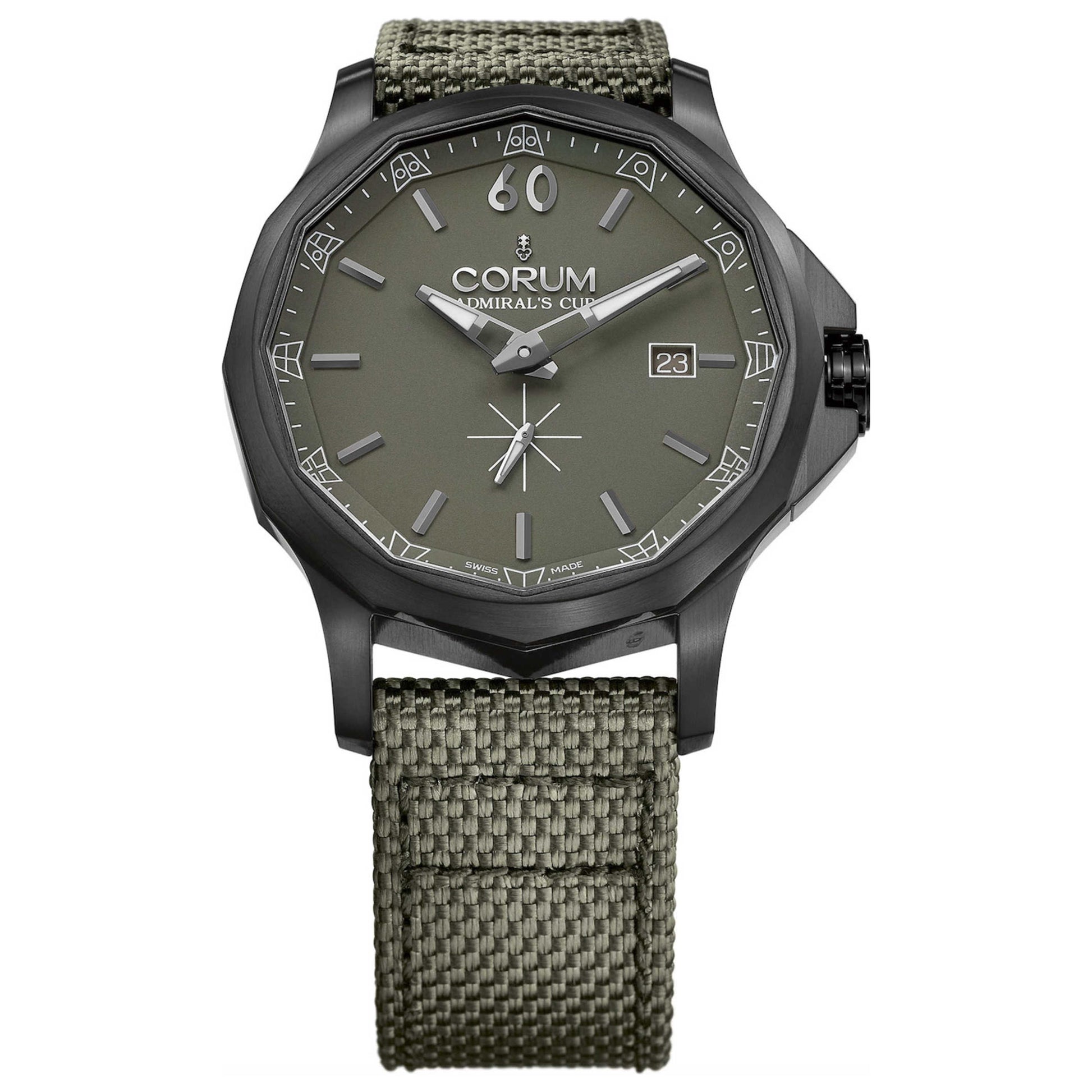 Front view of Corum Admiral's Cup Men's Automatic Watch 395-107-98-0617-AV17