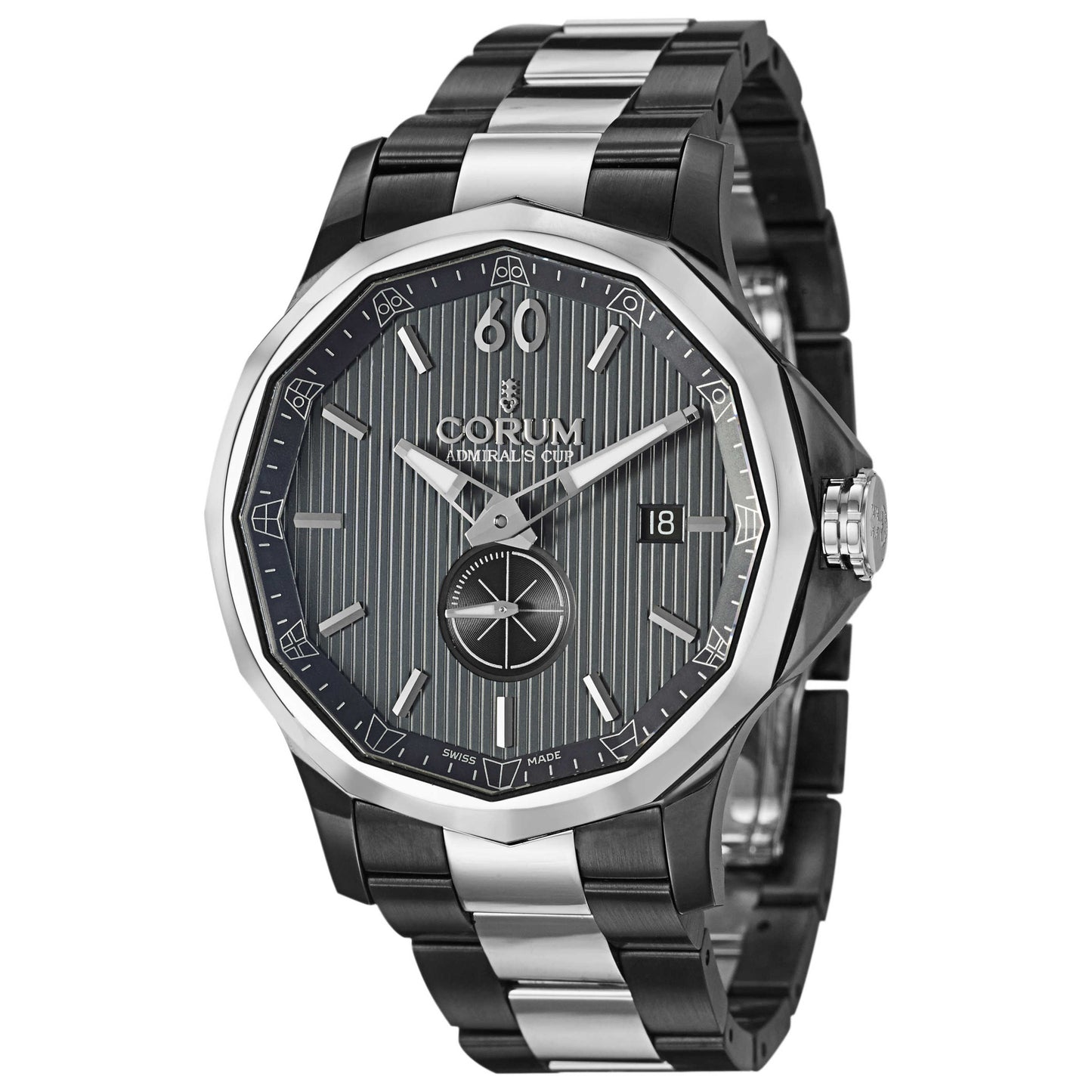 Front view of Corum Admiral's Cup Men's Automatic Watch 395-111-30-V705-AB10