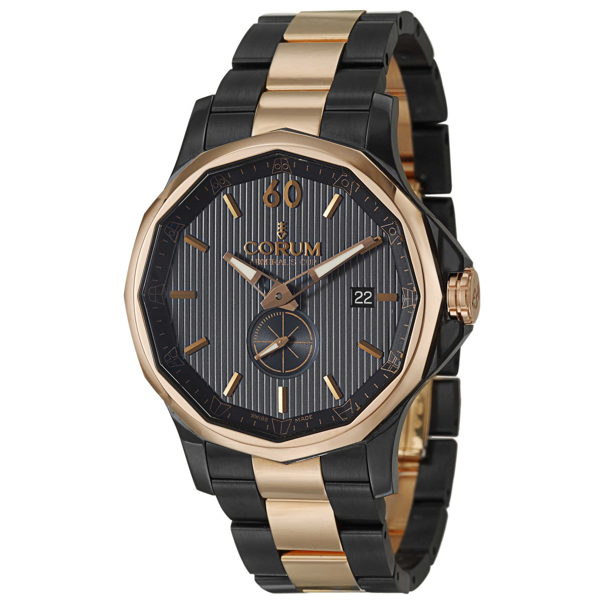 Front view of Corum Admiral's Cup Men's Automatic Watch 395-111-34-V705-AB11