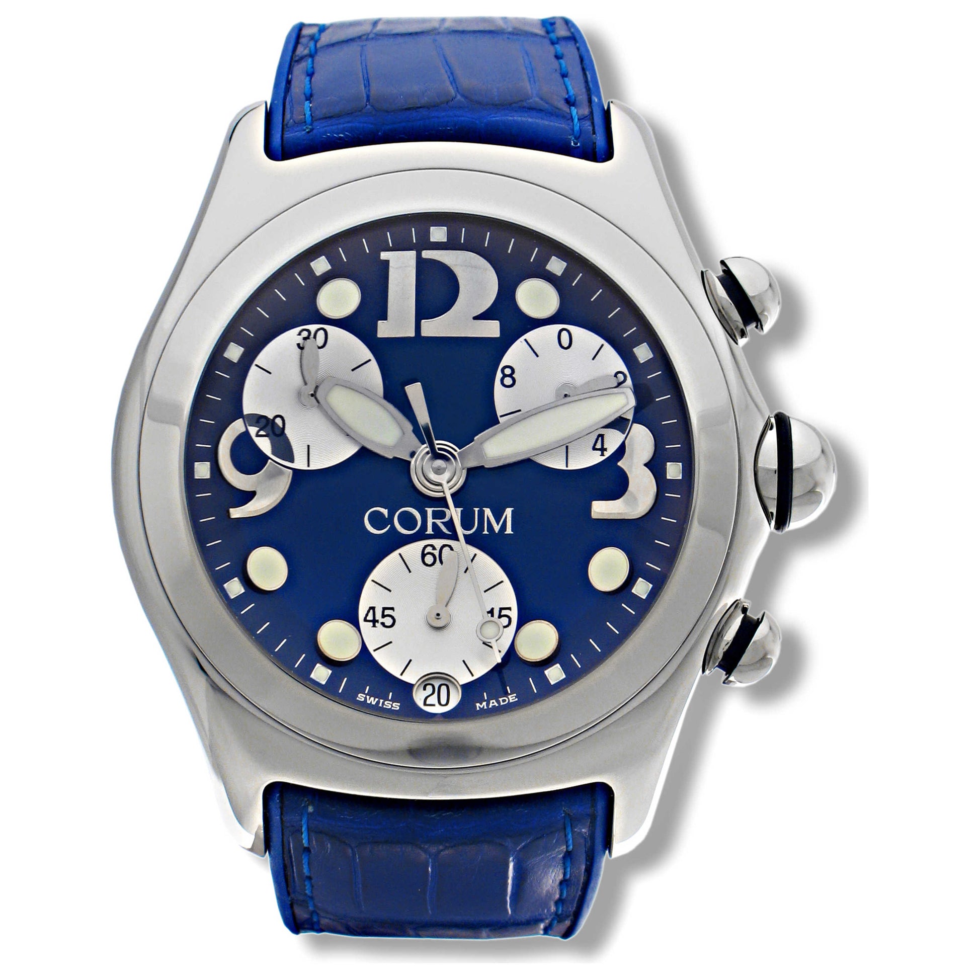 Front view of Corum Bubble XL Men's Watch 396-250-20-0F03FB30R