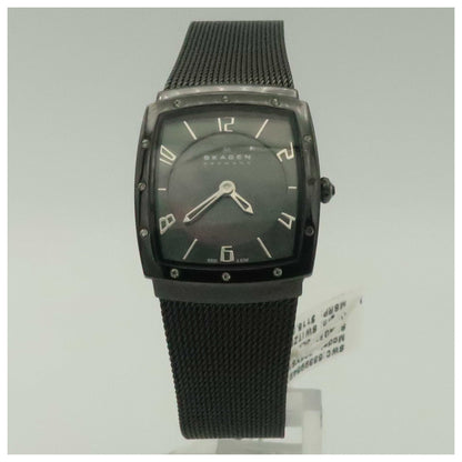 Front view of Skagen Mesh Women's Quartz Watch 396XSBB-PO2
