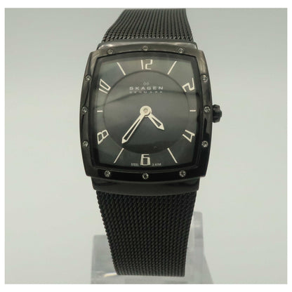 Front view of Skagen Mesh Women's Quartz Watch 396XSBB-PO