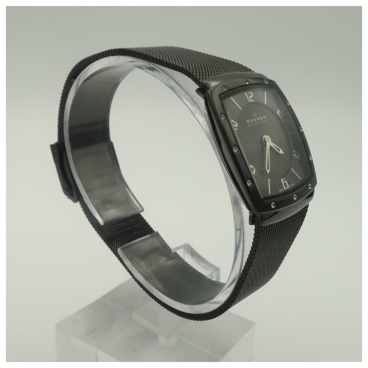 Skagen Mesh Women's Quartz Watch 396XSBB-PO - Image #3