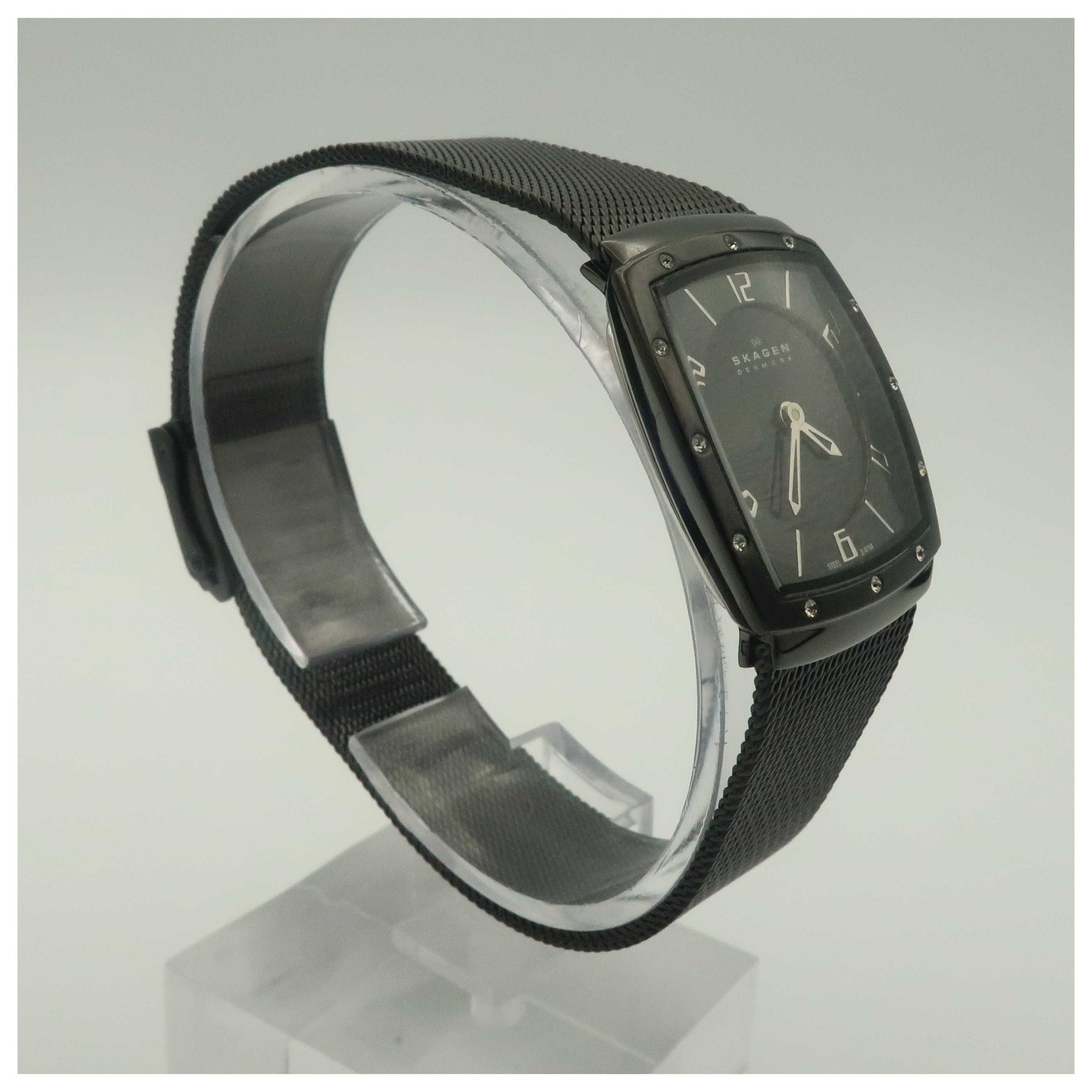 Skagen Mesh Women's Quartz Watch 396XSBB-PO - Image #3