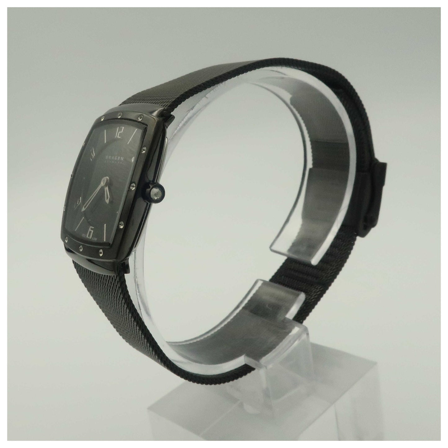Skagen Mesh Women's Quartz Watch 396XSBB-PO - Image #4