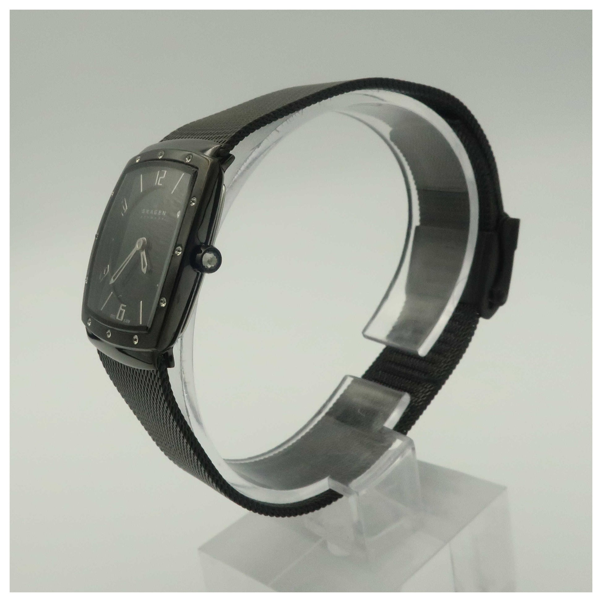Skagen Mesh Women's Quartz Watch 396XSBB-PO - Image #4