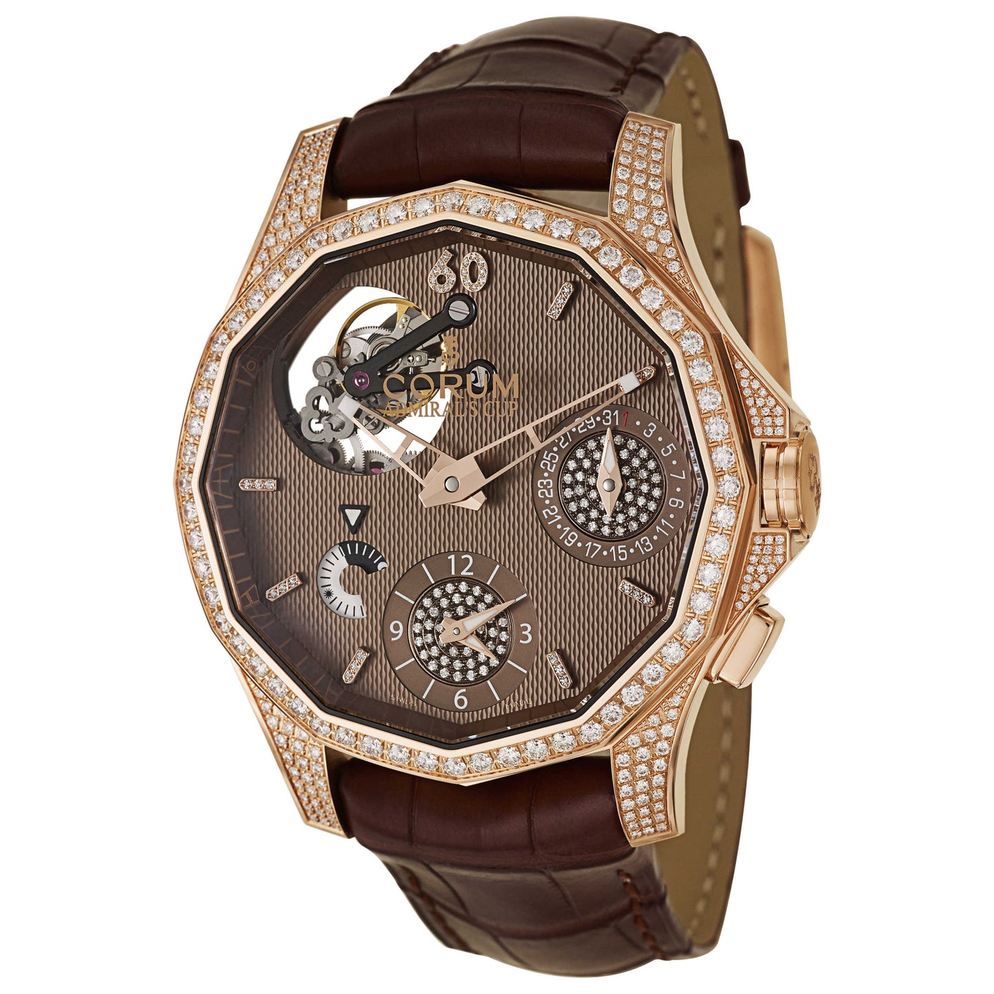 Front view of Corum Admiral's Cup Men's Automatic Watch 397-551-85-0002-AG13