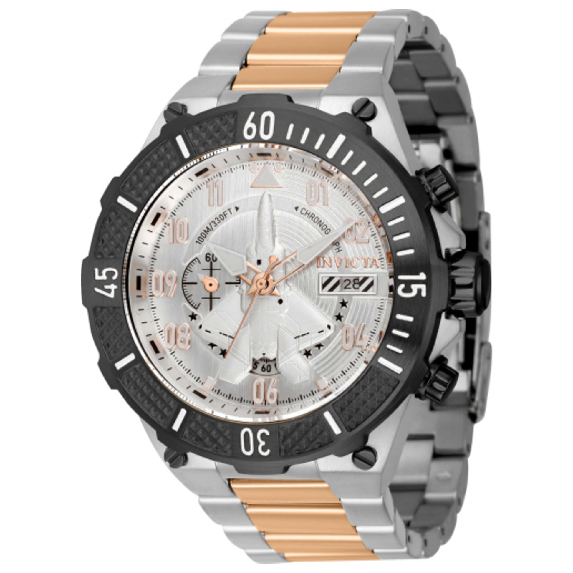 Front view of Invicta Aviator Men's Quartz Watch 39905