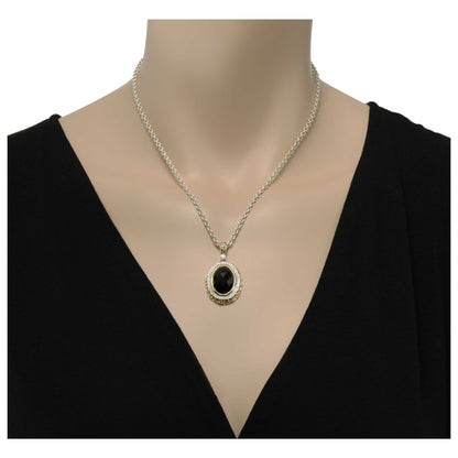 Charles Krypell Elegant Women's Necklace 4-6421-SSPNLD - Image #2