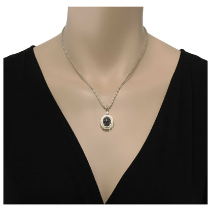 Charles Krypell Elegant Women's Necklace 4-6425-SBLKP - Image #2
