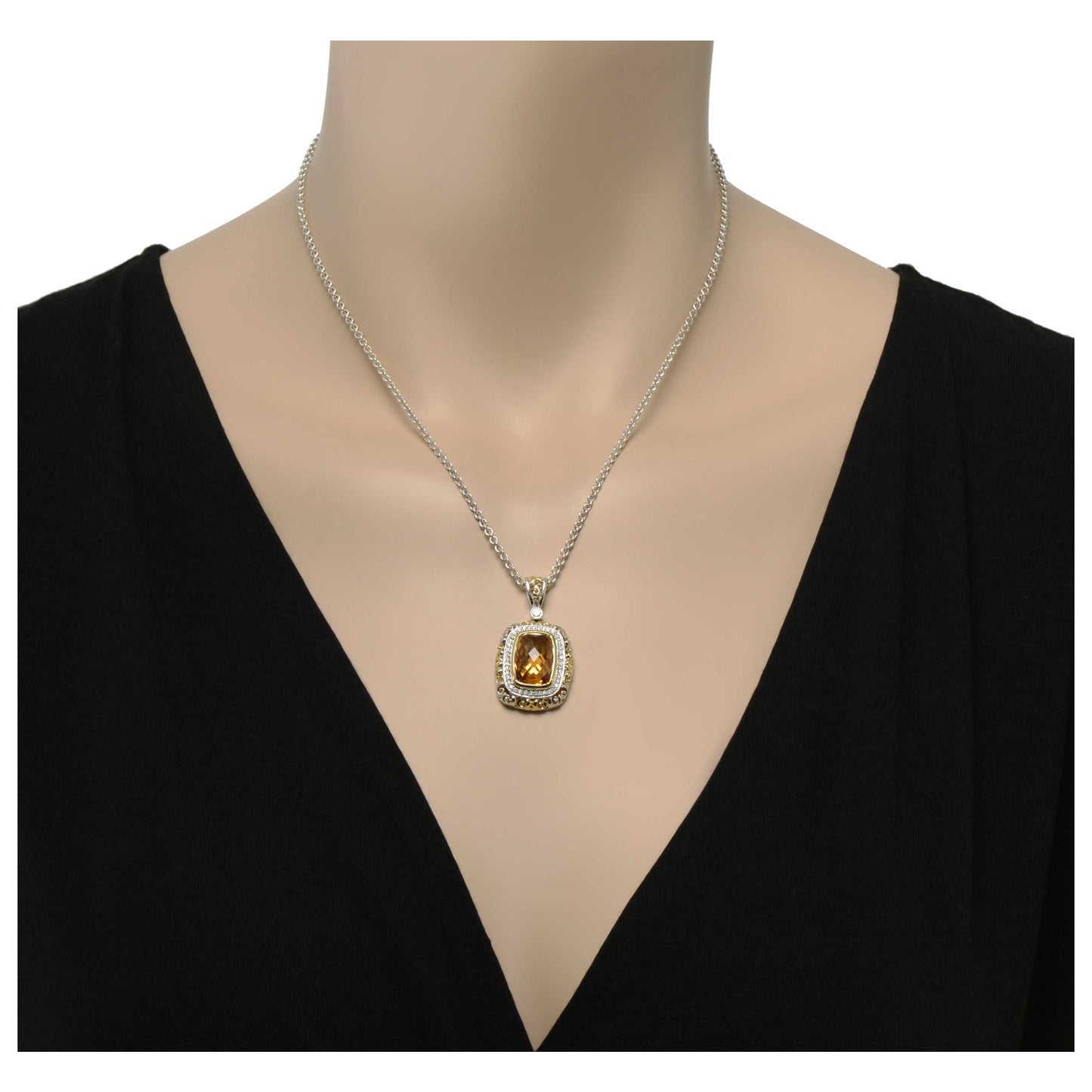 Charles Krypell Elegant Women's Necklace 4-6440-SCD - Image #2