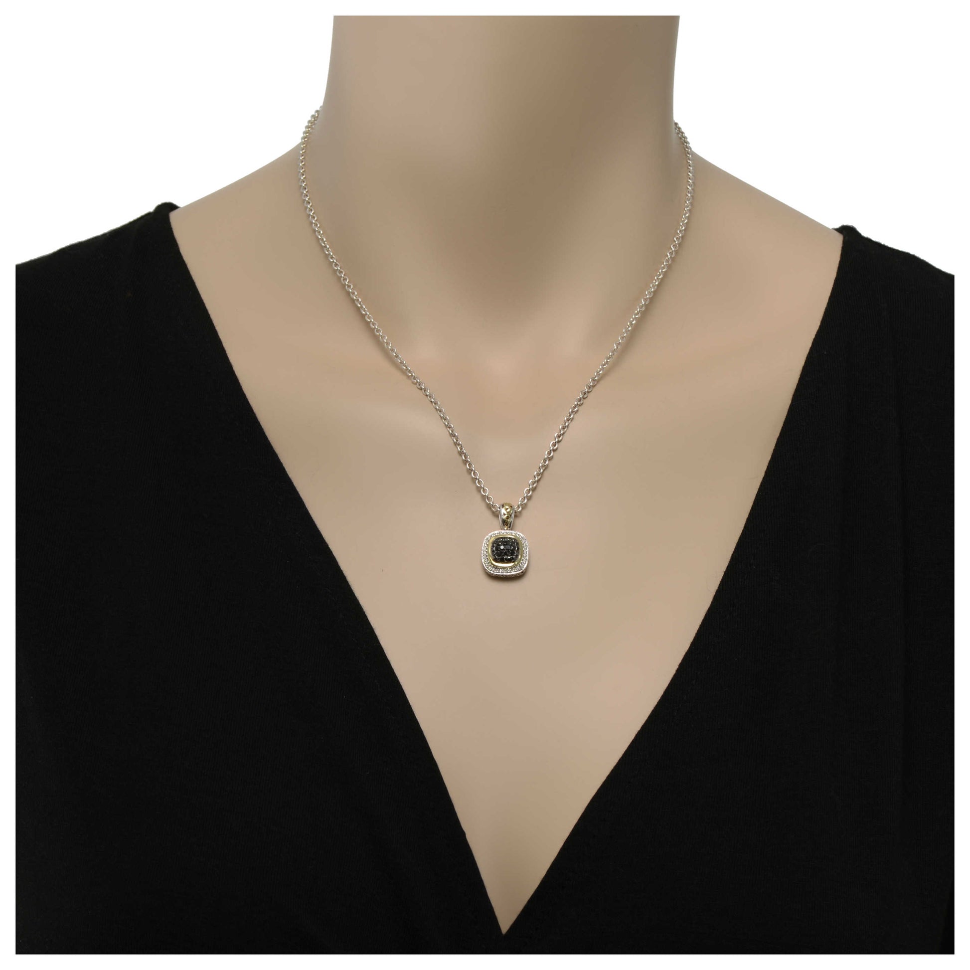 Charles Krypell Elegant Women's Necklace 4-6463-SBLKP - Image #2