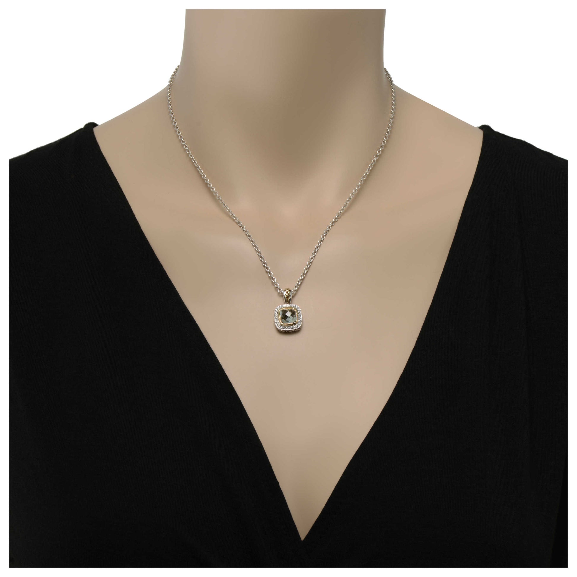 Charles Krypell Elegant Women's Necklace 4-6463-SGAD - Image #2