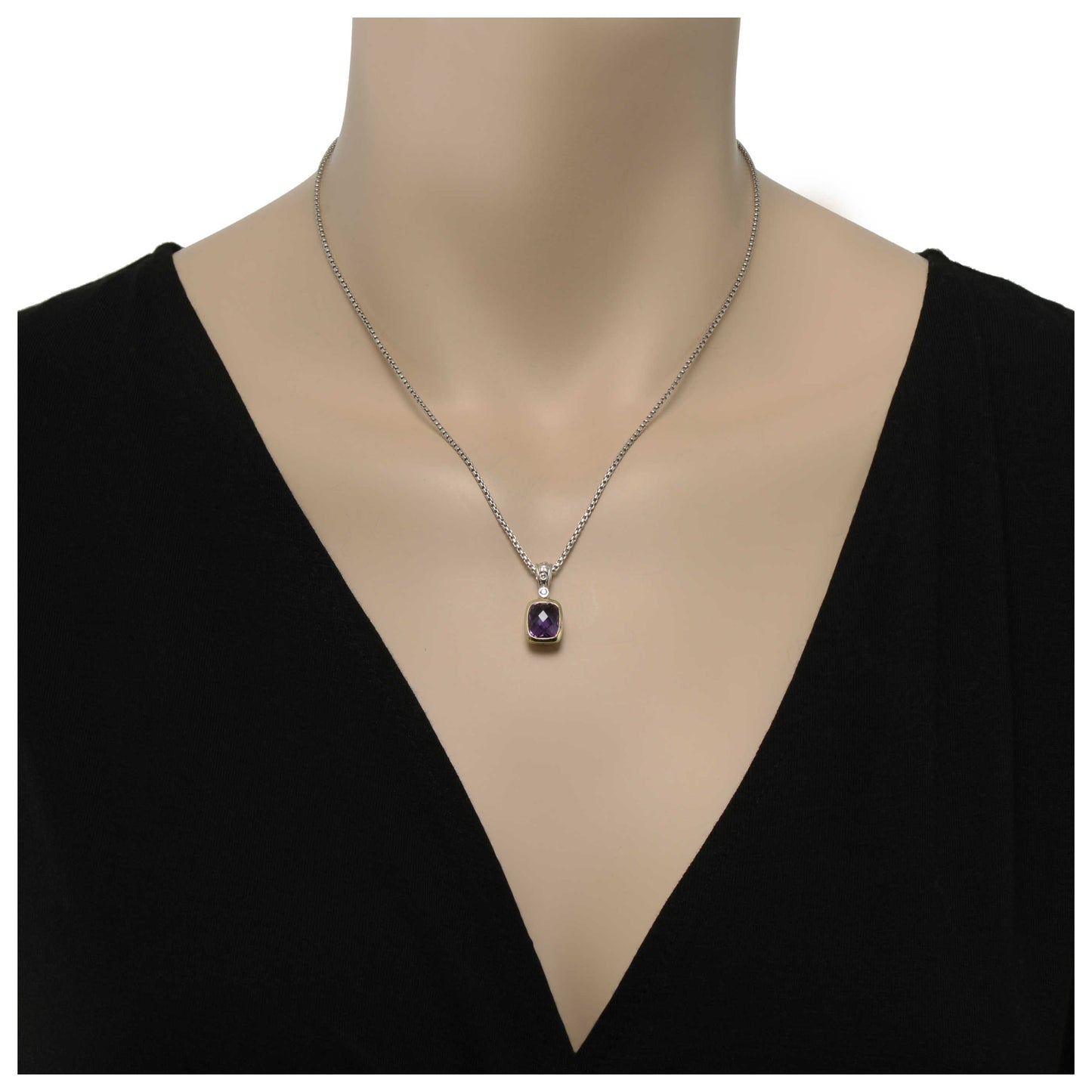 Charles Krypell Elegant Women's Necklace 4-6507-SLAD - Image #2