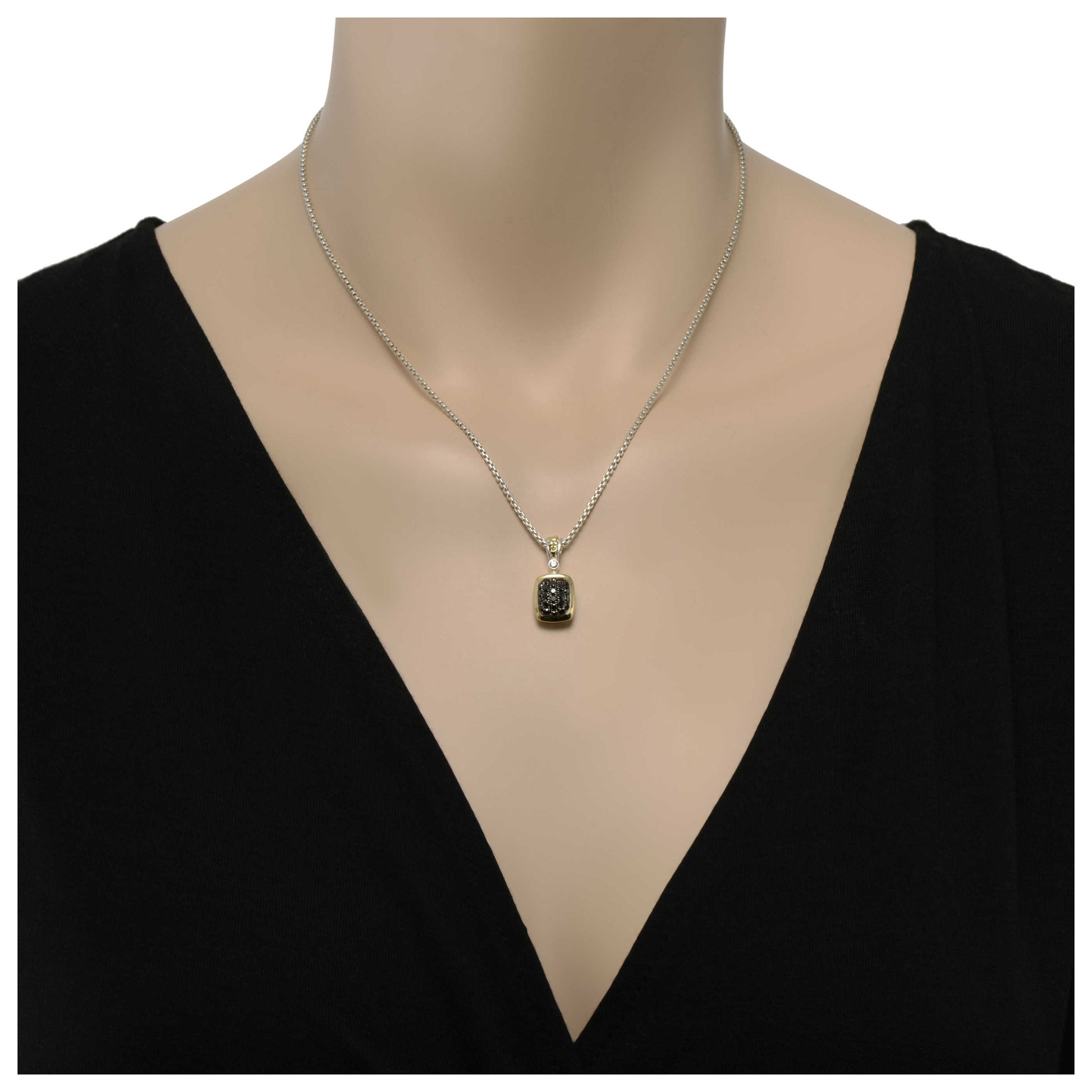 Charles Krypell Elegant Women's Necklace 4-6507-sblkp - Image #2