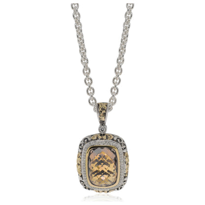 Front view of Charles Krypell Elegant Women's Necklace 4-6512-SCD