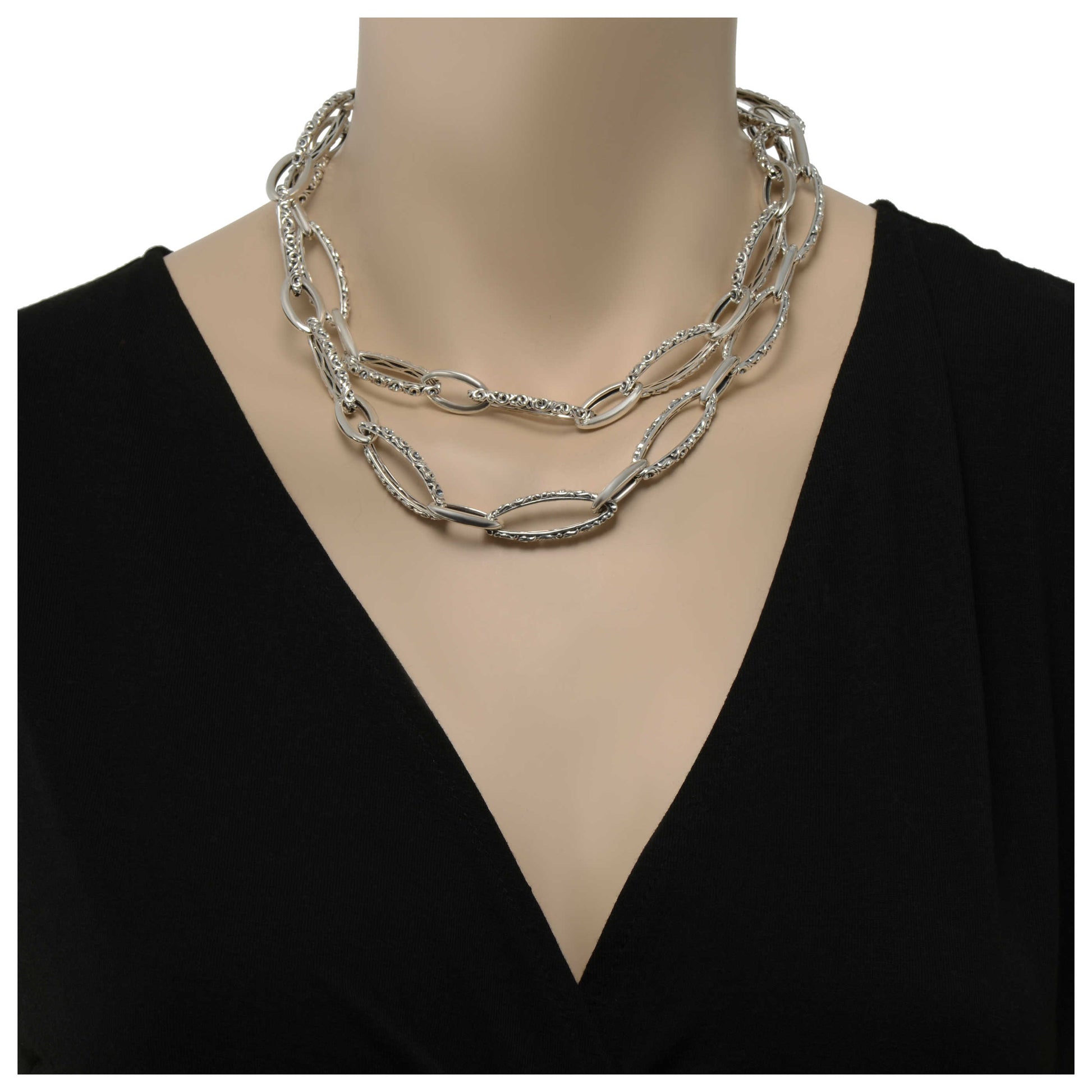 Charles Krypell Elegant Women's Necklace 4-6821-S36 - Image #2
