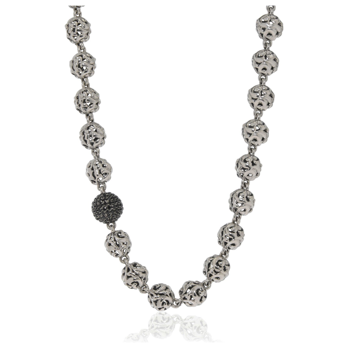 Front view of Charles Krypell Elegant Women's Necklace 4-6823-SBS