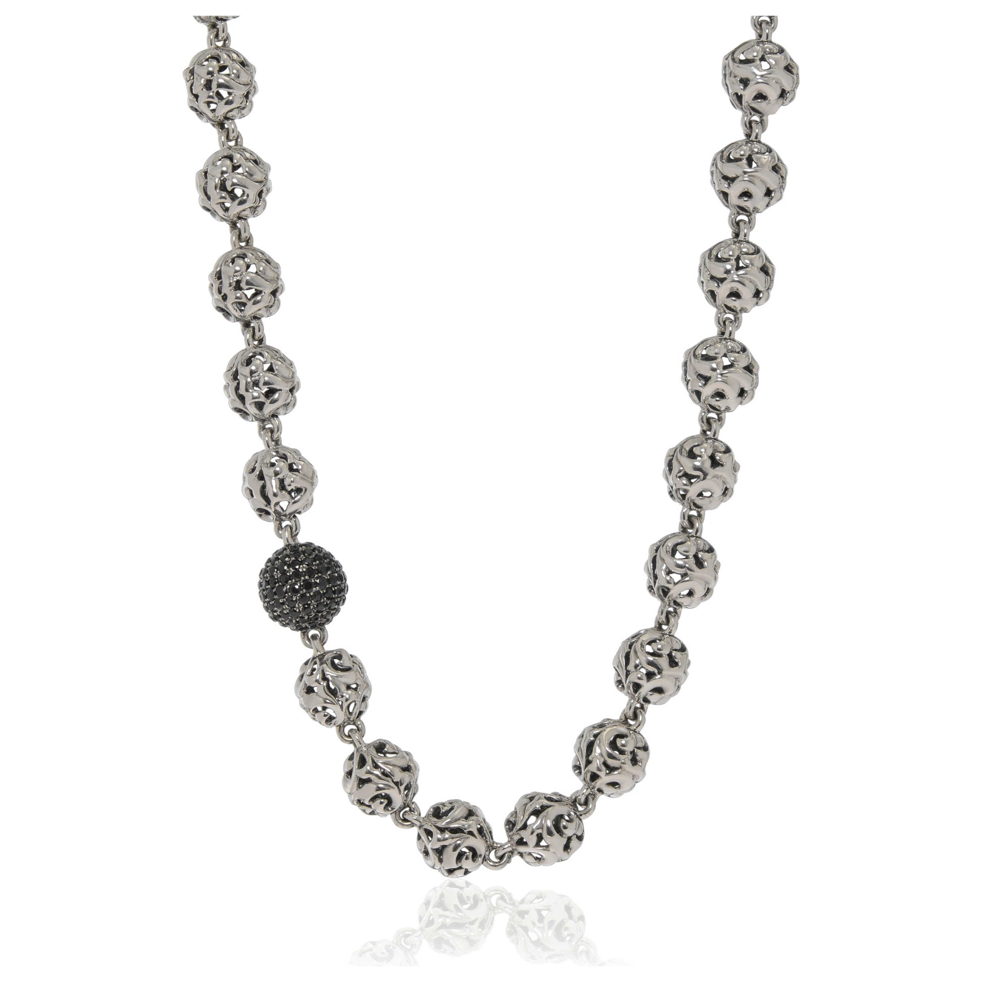 Front view of Charles Krypell Elegant Women's Necklace 4-6823-SBS