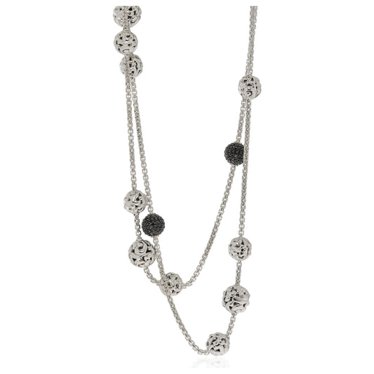 Front view of Charles Krypell Elegant Women's Necklace 4-6834-SBS