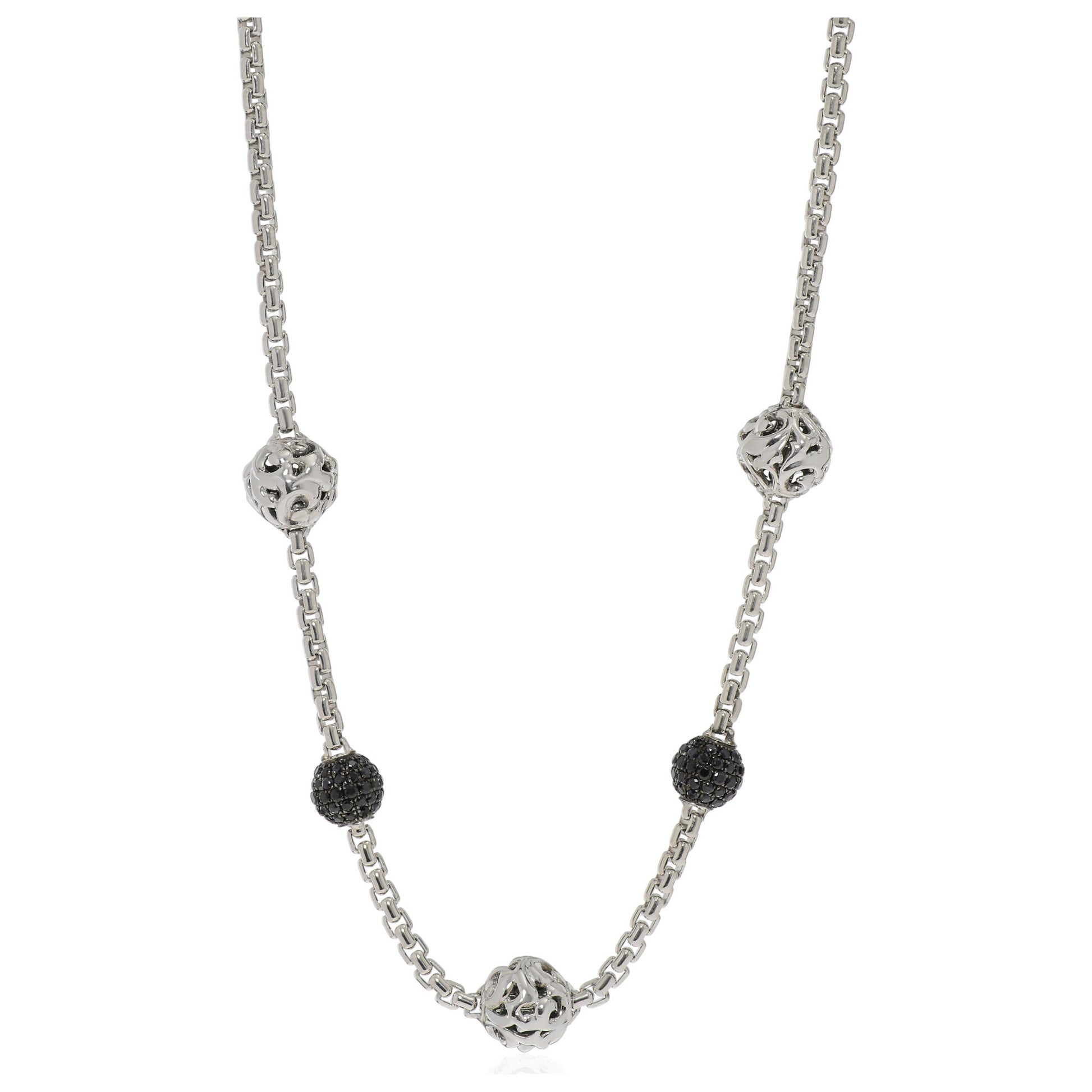 Front view of Charles Krypell Elegant Women's Necklace 4-6873-SBS
