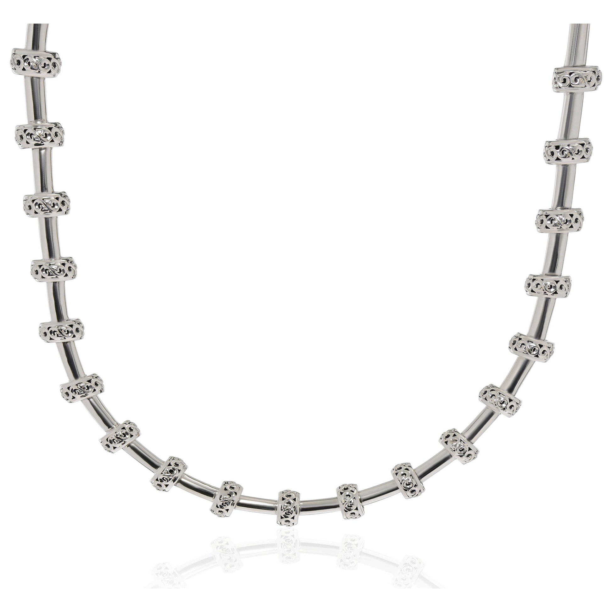 Front view of Charles Krypell Elegant Women's Necklace 4-6962-S