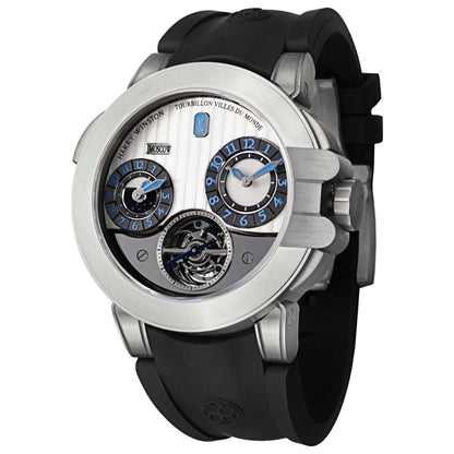 Front view of Harry Winston Ocean Collection Men's Automatic Watch 400-MATTZ45ZC-WA