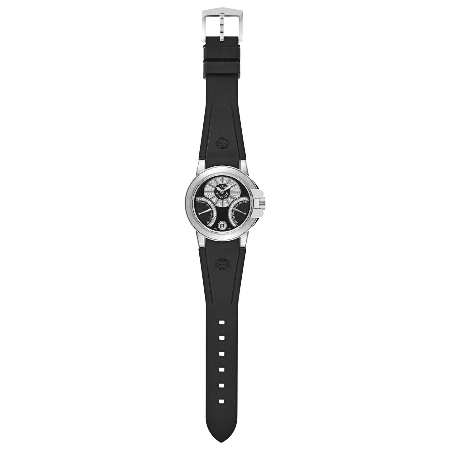 Harry Winston Ocean Biretrograde Women's Automatic Watch 400-UABI36WC-KD - Image #8