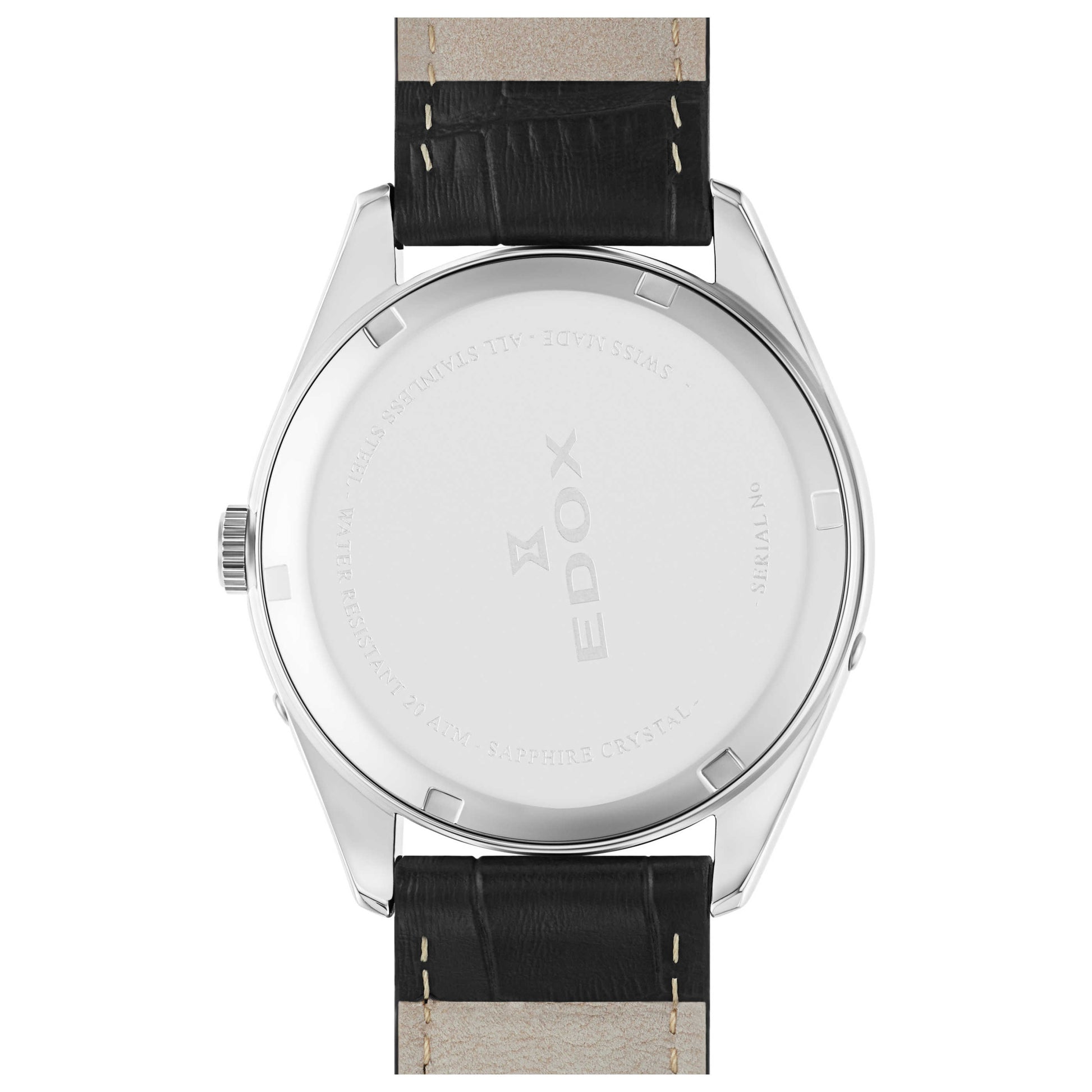 Edox Les Vauberts Men's Swiss Quartz (Battery-Powered) Watch 40008-3-BUIN - Image #2