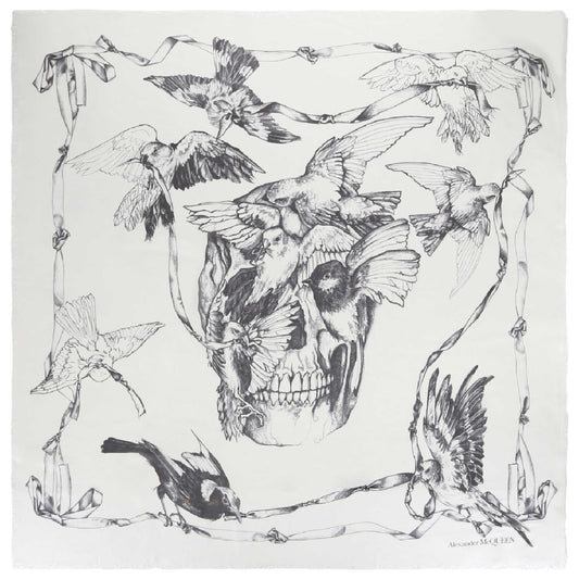 Front view of Alexander McQueen Women's Scarves 400603-3418Q-9260
