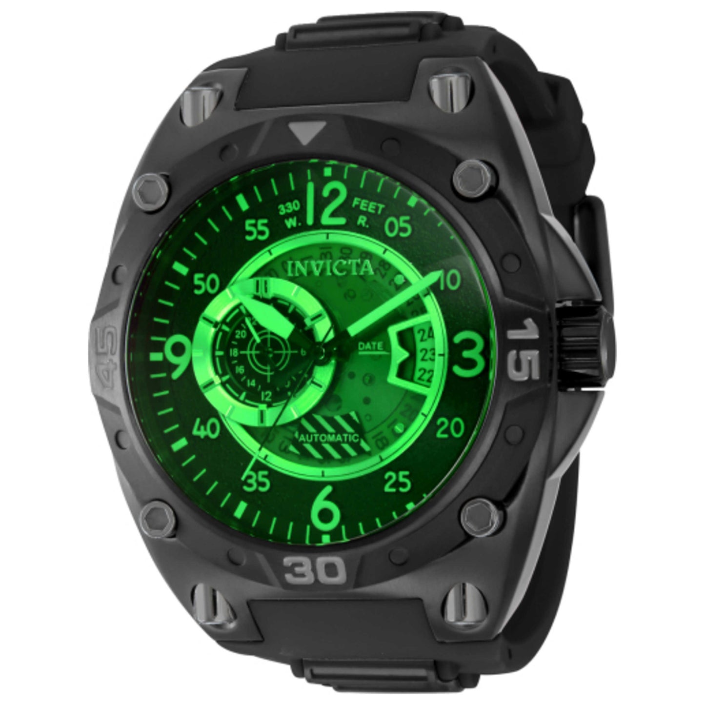 Front view of Invicta Aviator Men's Automatic Watch 40285