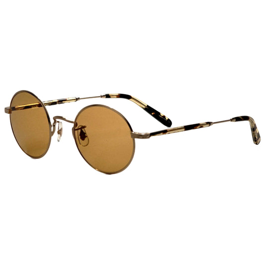 Front view of Garrett Leight Fashion Unisex Sunglasses 4053-46-G-BLOT-PMP-G-BLOT-PMP-40