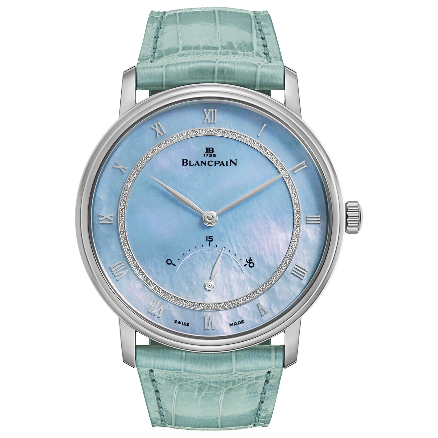 Front view of Blancpain Villeret Women's Automatic Watch 4063-1560-55