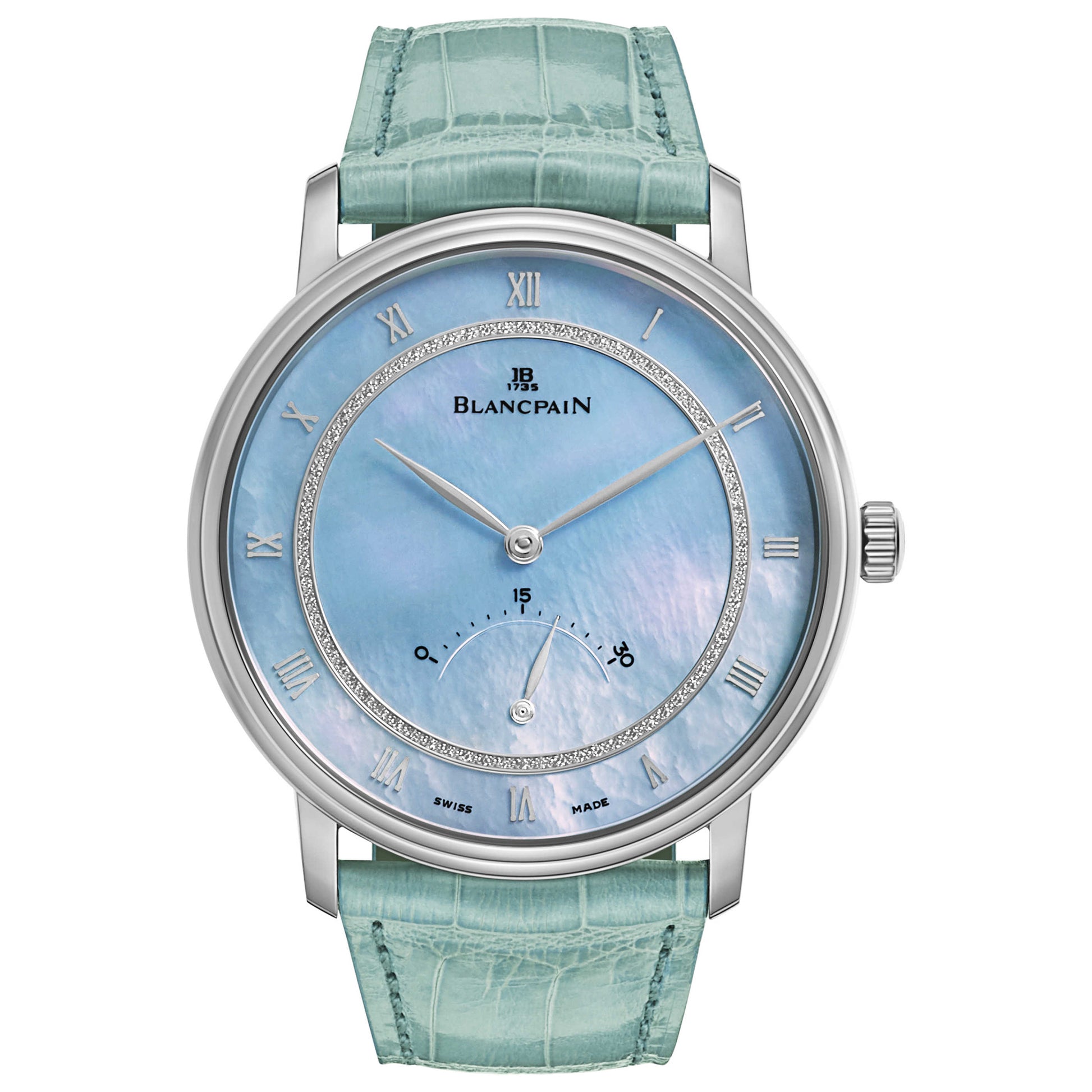 Front view of Blancpain Villeret Women's Automatic Watch 4063-1560-55
