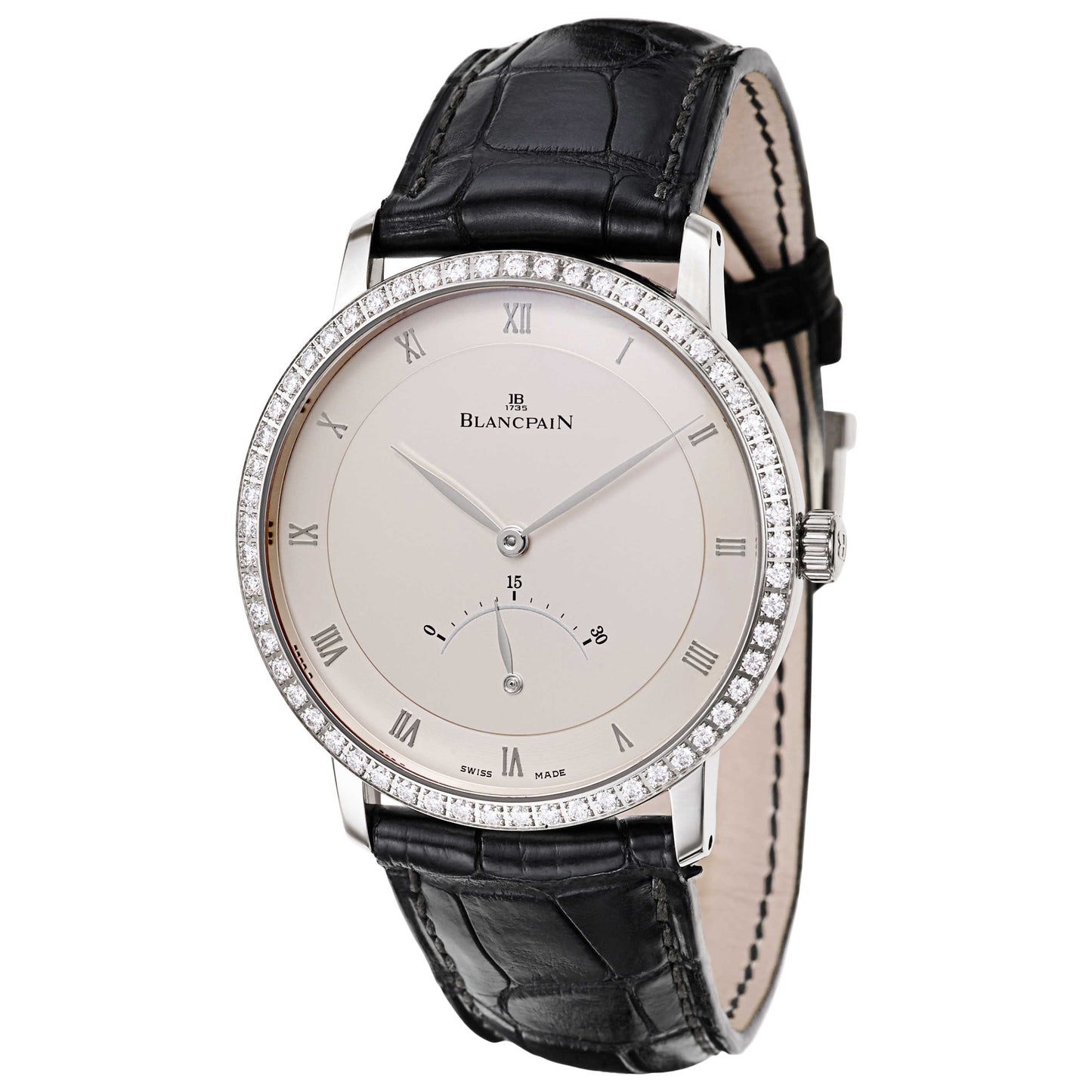 Front view of Blancpain Villeret Men's Automatic Watch 4063-1942-55