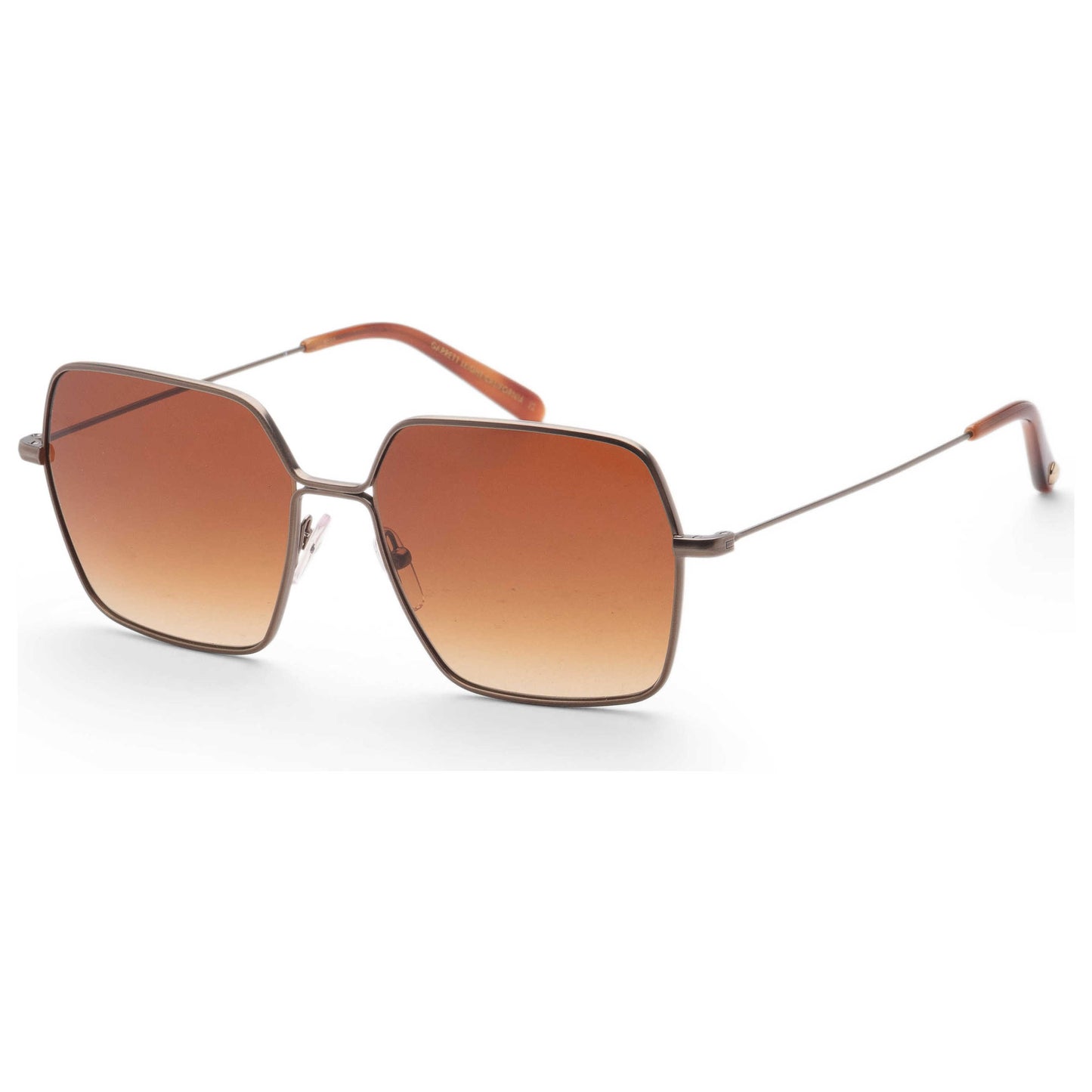 Front view of Garrett Leight MEADOW Women's Sunglasses 4067-56-ATG-VINBRTBRNTG